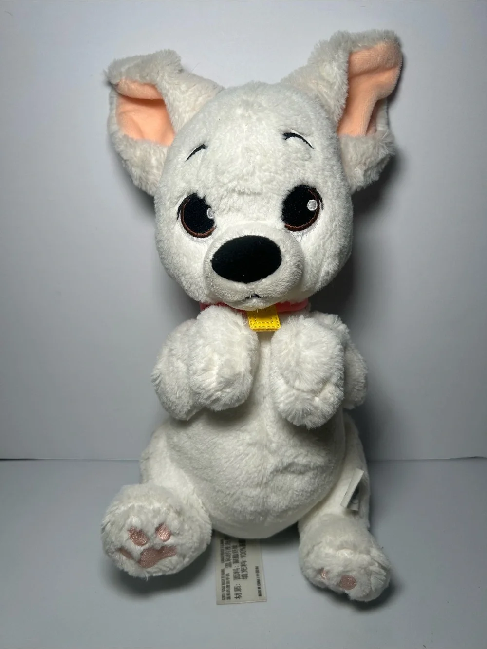 Disney Parks Babies Baby Bolt White Dog Puppy Plush Stuffed Animal 10 inch